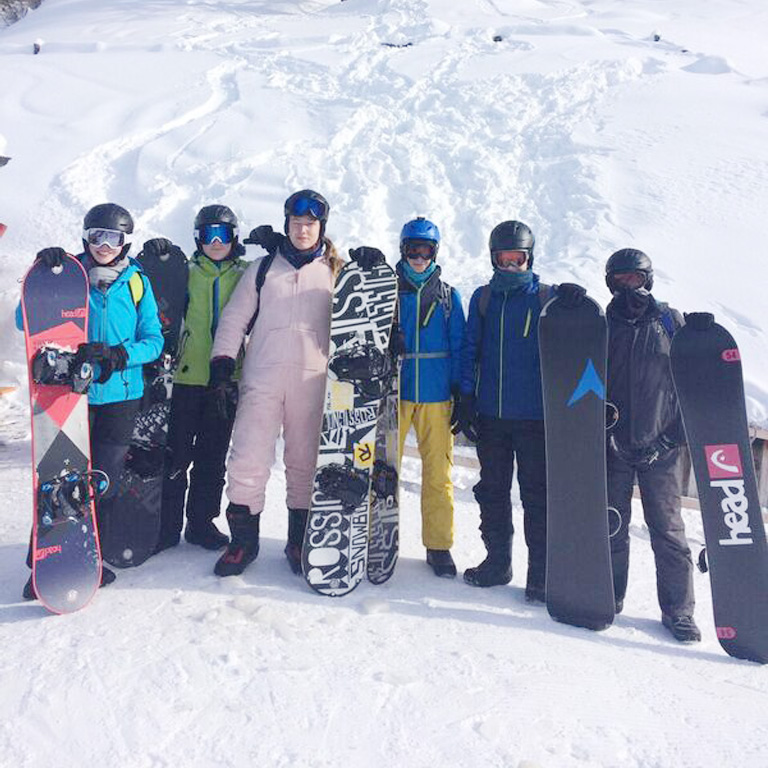 Ski- und Snowboardfahrt