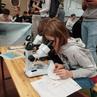 Mikroskopieren - MINT-Fest mit der PRIMUS-Schule Minden